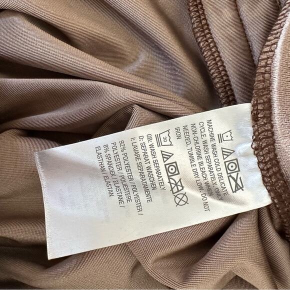 Isaac Mizrahi Live! Tall velour lounge pants in hickory brown Size 3XT - Picture 5 of 10